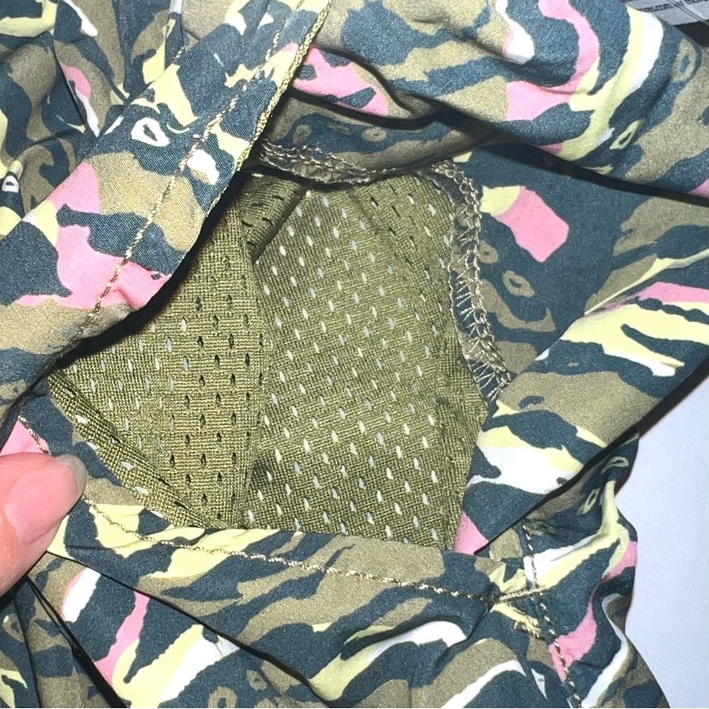 Free People Movement sz XS olive combo zephyr print high-rise baggy balloon pant - Picture 9 of 16